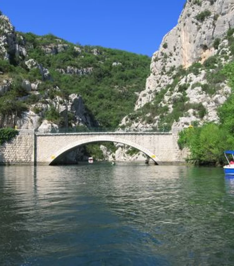 The bridge of Quinson