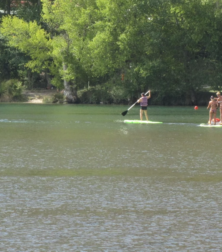 paddle sur le lac